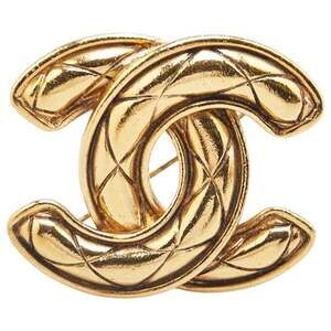 Chanel Cc Logo Brooch Metal #228837C85B